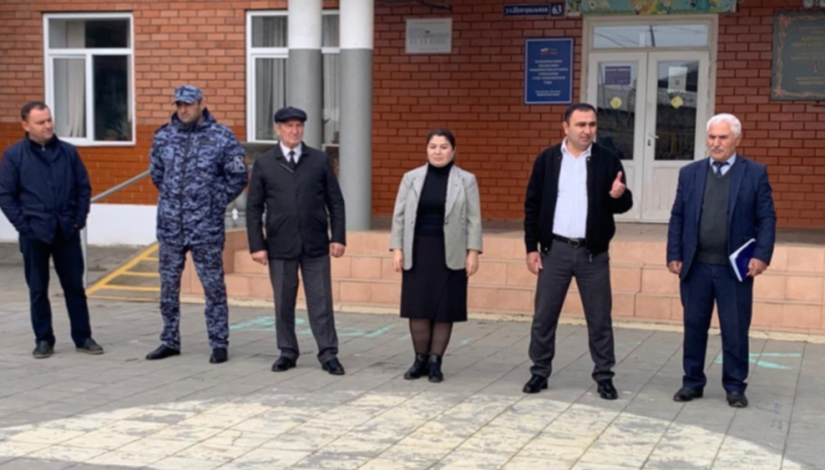 Практическая тренировка по отработке действий при сообщении об угрозе совершения террористического акта.